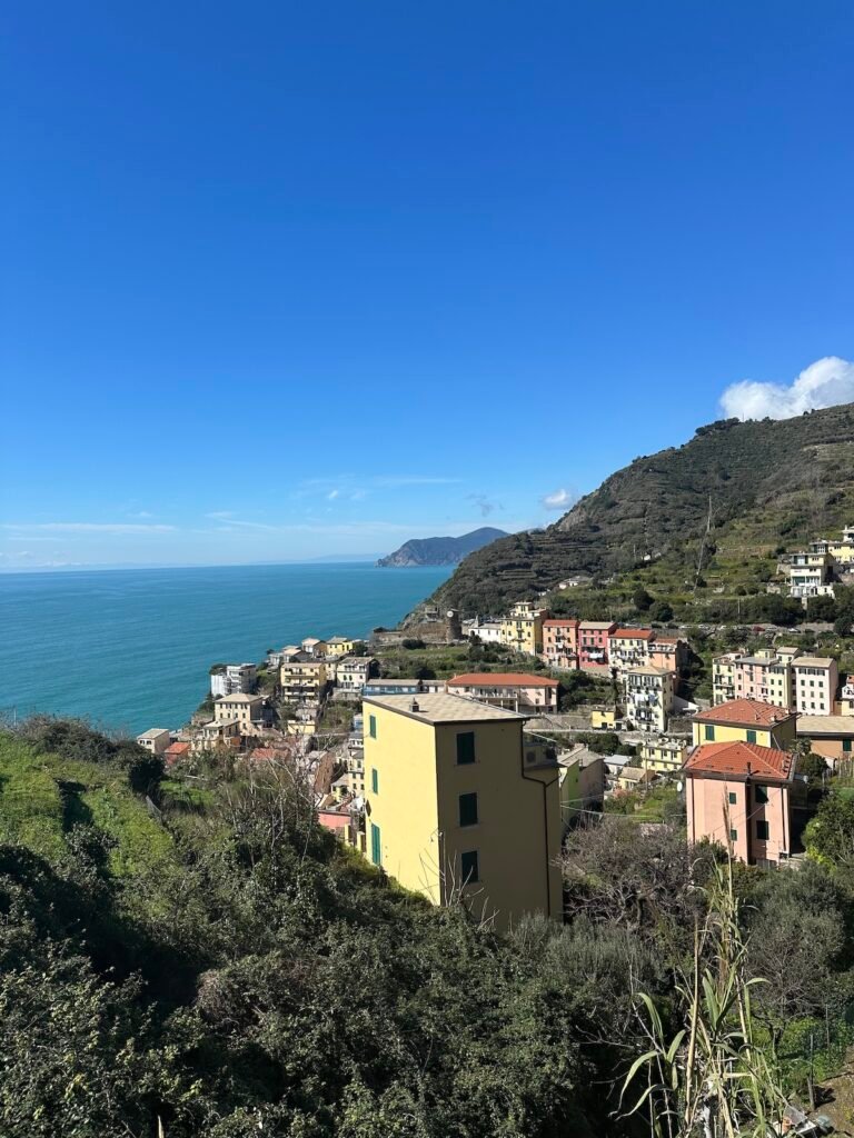 Cinque Terre tour from La Spezia Cruise Port panoramic view of the colorful villages