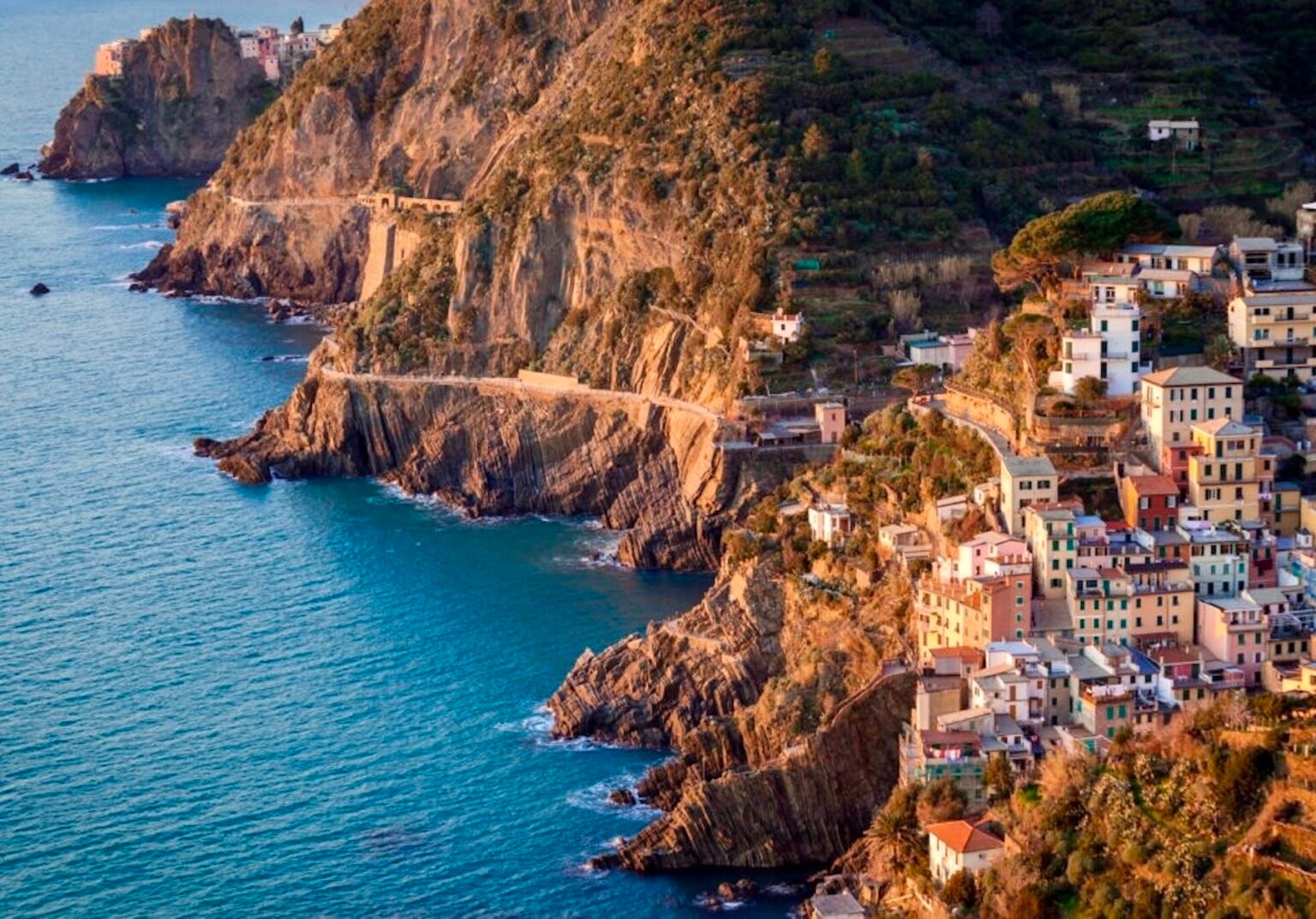 Via dell’Amore in Riomaggiore, Cinque Terre, during private tour from La Spezia Cruise Port